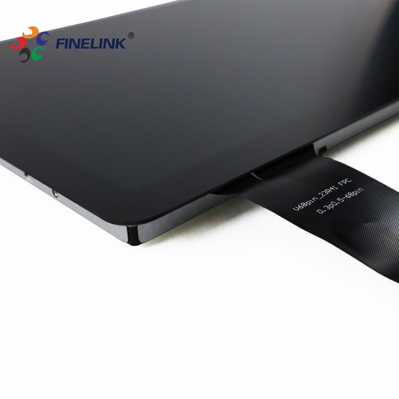 Affichage de liaison optique OEM 10.1 pouces Panneau tactile Plus LCM de FINELINK en noir