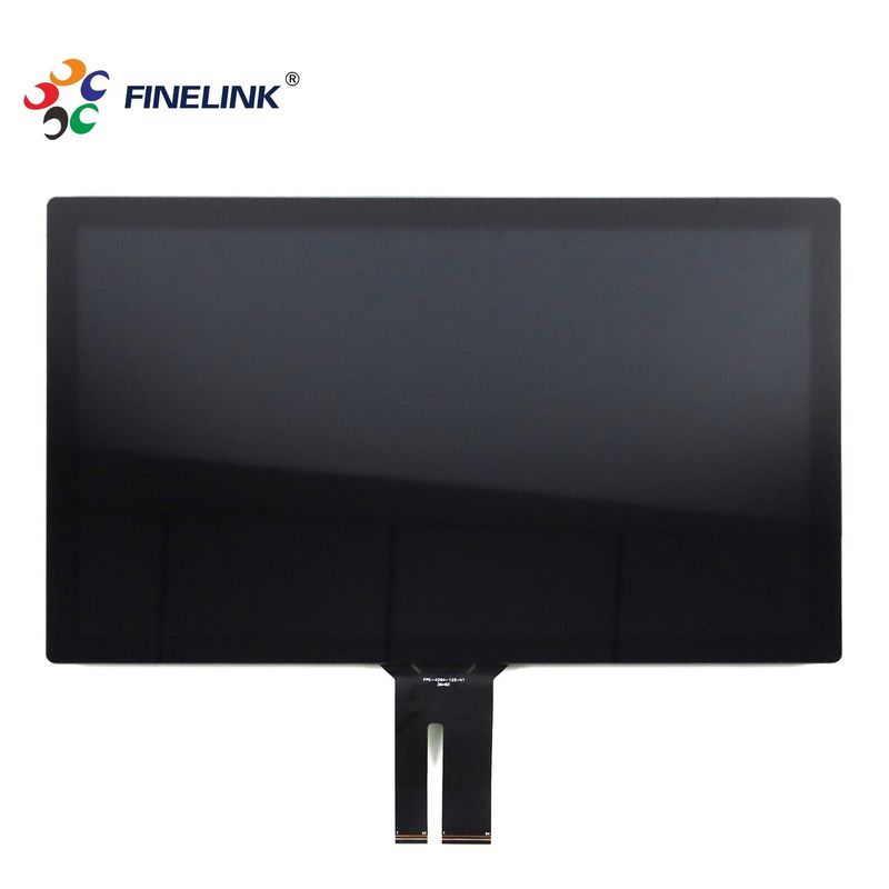 Panneau tactile noir de taille moyenne-grande plus affichage de liaison optique LCM Panneau tactile capacitif
