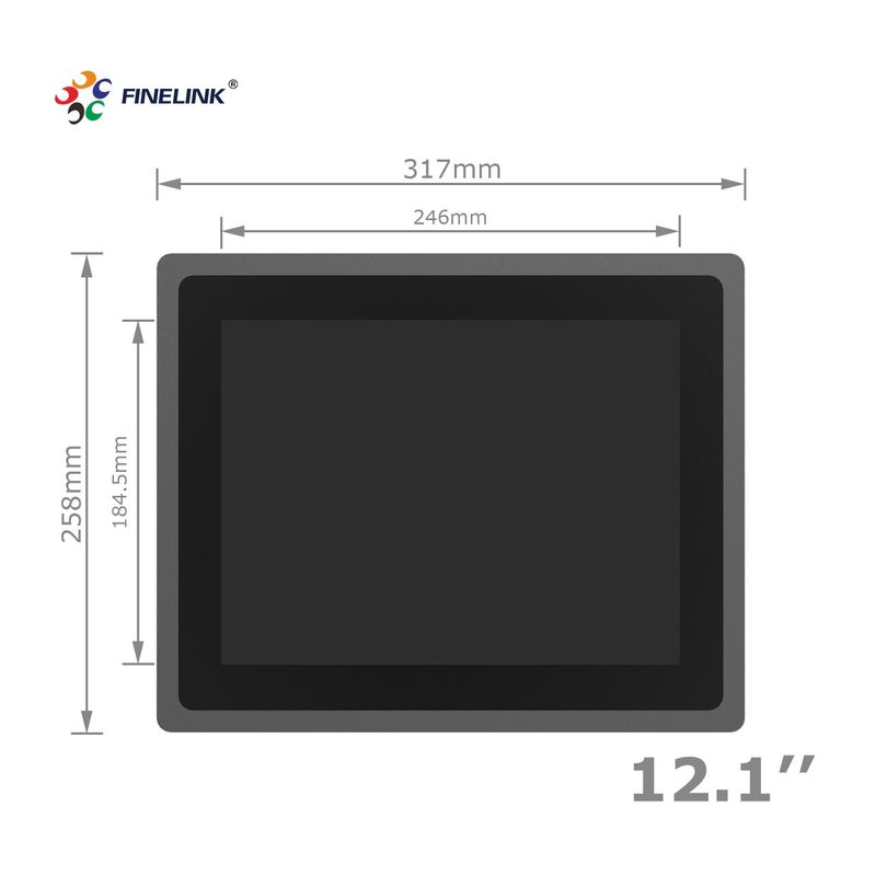 12.1 pouces tout en un PC industriel OEM industriel tout en un ordinateur