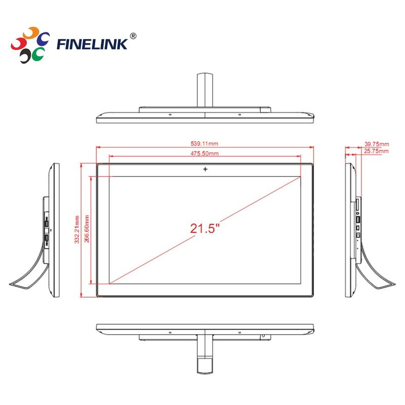 Affichage d'affichage VA/IPS portable de 32 pouces