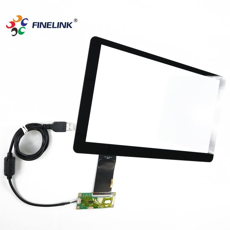 13Panneau tactile LCD PCAP industriel de 0,3 pouce avec panneau tactile capacitif et interface USB