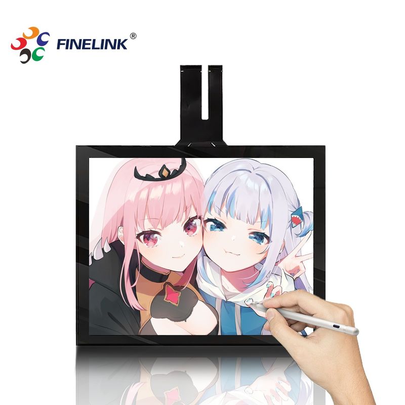Moniteur LCD à écran plat interactif multi-touch de 19 pouces pour dessin