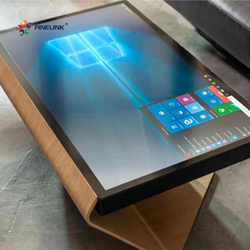 FINELINK OEM 32 43 49 55 65 75 86 pouces Touch personnalisé Multi-touch USB/I2C/RS232 Interface Grand écran tactile Capacitif
