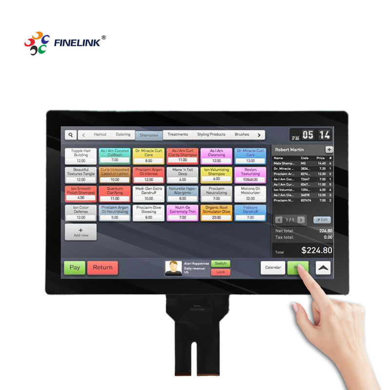 21.5 pouces Panneau tactile pour le moniteur POS G G Écran tactile capacitif Conception personnalisable