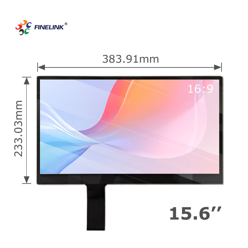 Interface USB I2C multi-touch PCAP GG 15,6 pouces Panneau tactile capacitif pour le moniteur de point de vente