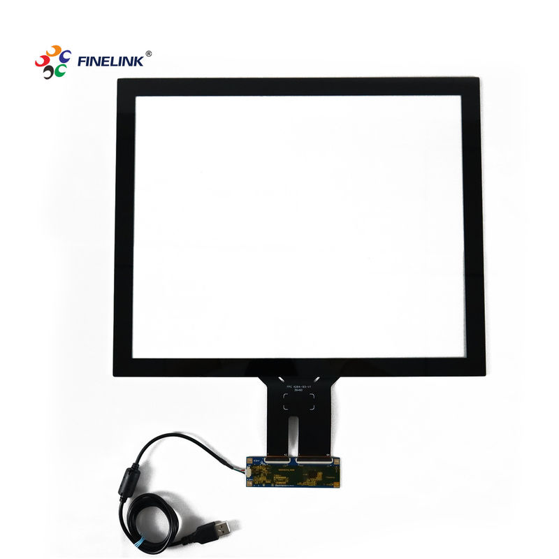 Panneau d'écran tactile LCD imperméable à l'eau 14 15 17 pouces avec solution tactile EETI/ILITEK/SIS
