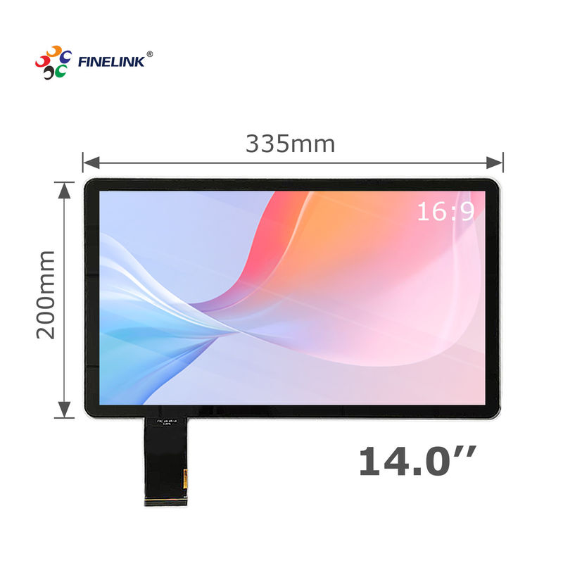 Panneau d'écran tactile LCD imperméable à l'eau 14 15 17 pouces avec solution tactile EETI/ILITEK/SIS