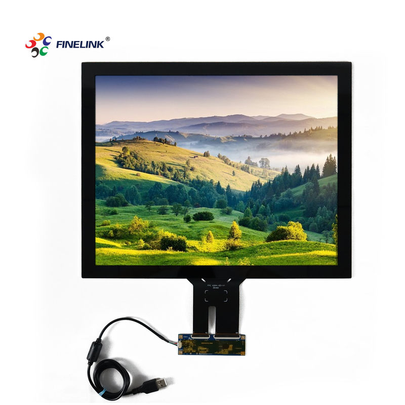 Écran tactile capacitif de 17 pouces pour moniteurs commerciaux Interface USB/I2C/port série