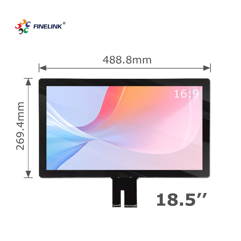 18.5 pouces équipés d'un écran tactile avec interface USB/RS232/I2C et module LCD en option