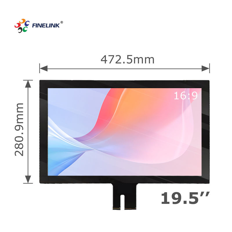 19.5 pouces G G Multi Touch personnalisé Panneau d'écran PCAP USB IIC avec touche multipoint