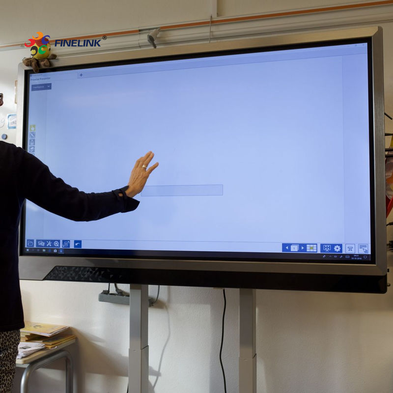 Panneau tactile multipoint 55 pouces G G avec grand écran LCD et IC FPC en verre