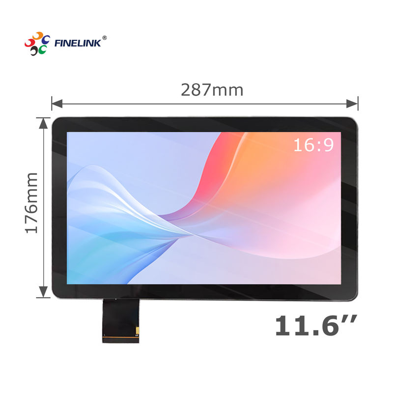 Panneau tactile PCAP imperméable à l'eau IP65 de taille personnalisée multi-touch avec interface tactile USB/RS232/IIC à 10 points