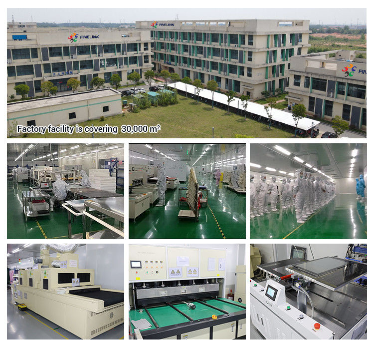 Composant d'affichage de commande industrielle Panneau d'écran tactile capacitif de 10,4 pouces avec contrôleur EETI/ILITEK