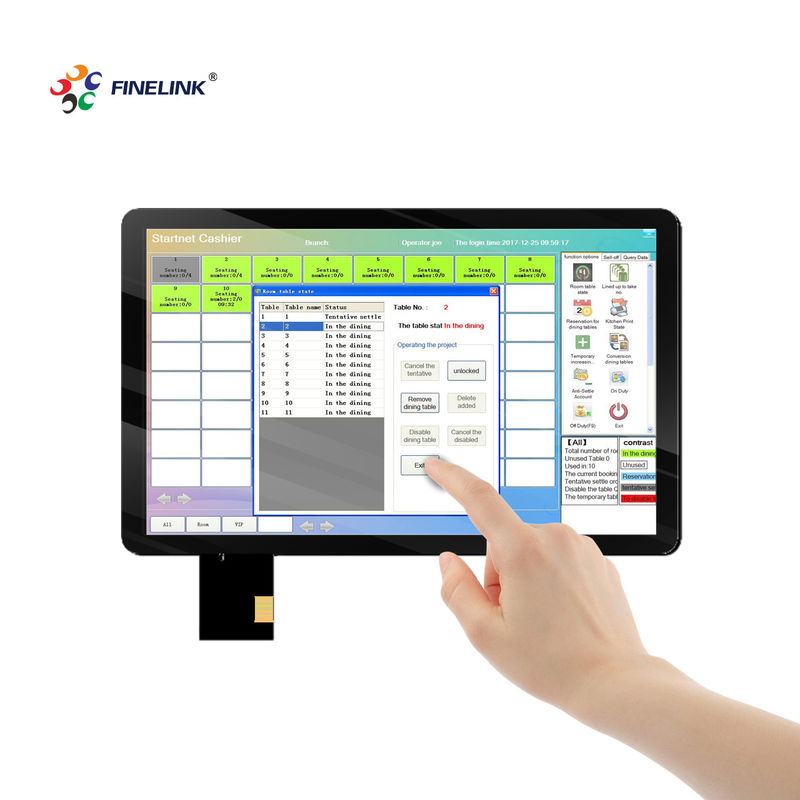 15.6 pouces Panneau tactile multifonctionnel Pour le moniteur POS Écran tactile capacitif